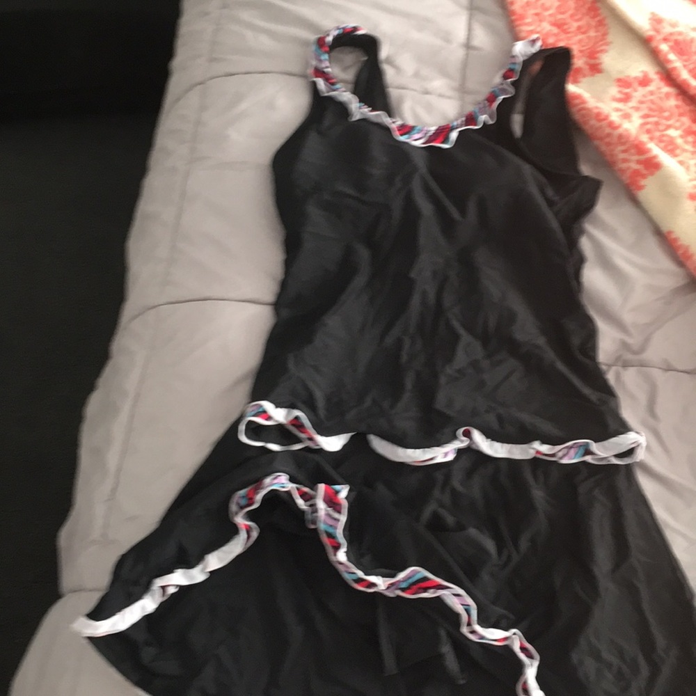 Tankini with skirted bottom